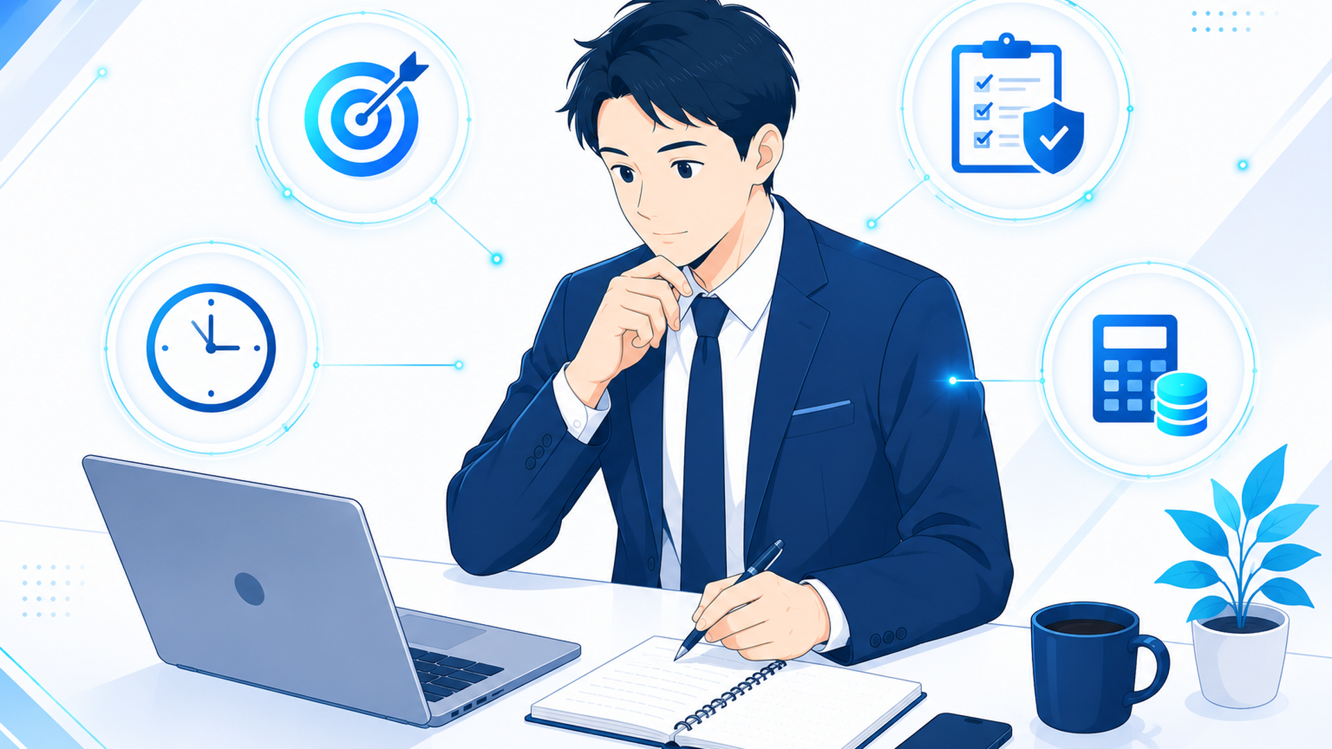 副業の目的と時間と会社規則と費用を確認する会社員